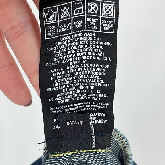 Ted Baker Denim A-Line Applique‎ Midi Skirt Cotton Floral Blue Yellow Women 2 - Picture 7 of 7